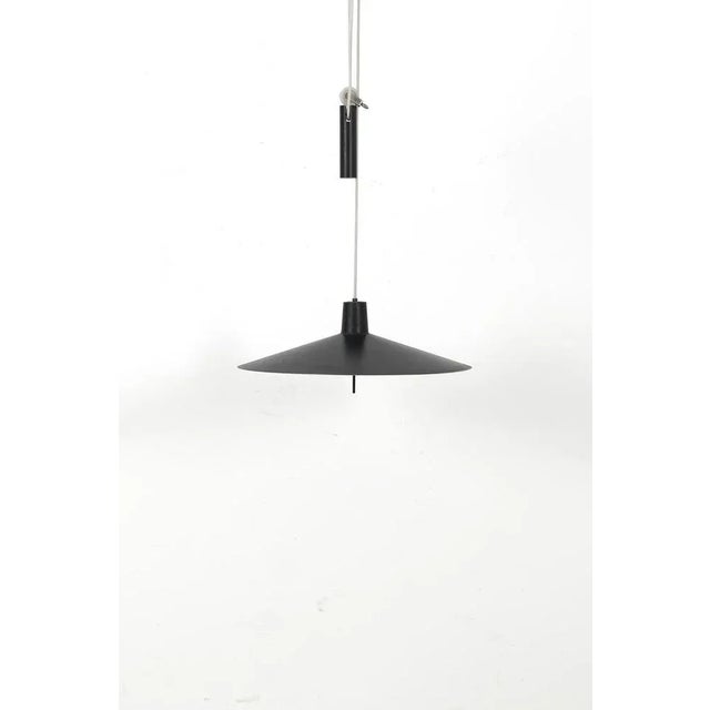 Metal Pendant Light with Counterweight For Sale - Image 9 of 9