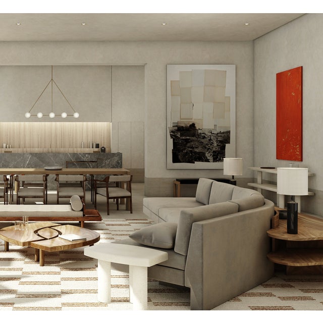 Maxime Boutillier Plaster Side Tables For Sale - Image 9 of 11