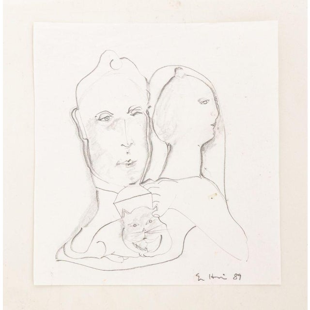 Eva Bouzard-Hui Surrealist Mixed Media, 11 For Sale - Image 10 of 15