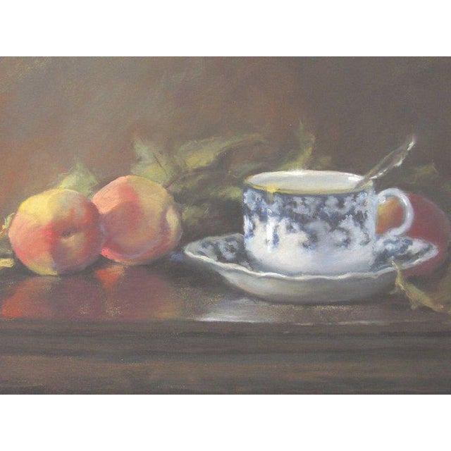 Mid 20th Century Mid 20th Century Pastel painting by Deborah Bays Tea Cup For Sale - Image 5 of 10