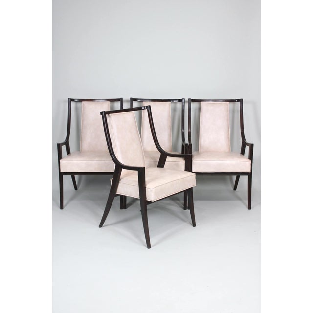 Wood 1970s Set of 4 Attributed to Harvey Probber Armchairs For Sale - Image 7 of 11