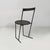 Italian Modern Black Metal Chairs by Emilio Nanni for Fly Line, 1980s, Set of 4 For Sale - Image 4 of 18