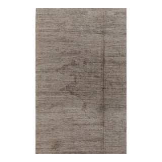 Rug & Kilim’s Modern Textural Rug in Neutral Taupe and Gray Tone-on-Tone -10x16 For Sale