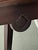 Wood Vintage Queen Anne Leather Top Game Table For Sale - Image 7 of 12