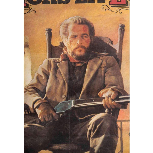Judge and Outlaw Movie Poster Mounted on Canvas, 1972 For Sale - Image 3 of 7