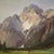C. Bentivoglio, Mountain View of the Croda Rossa D'ampezzo, 1920, Oil on Board For Sale - Image 6 of 13