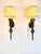 Mid-Century Modern 1990s Mid-Century Modern Wall Lights Brass Sconces - Pair For Sale - Image 3 of 8