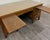 Antique American Arts & Crafts Mission Tiger Oak Executive Desk Partner Desk For Sale - Image 16 of 17