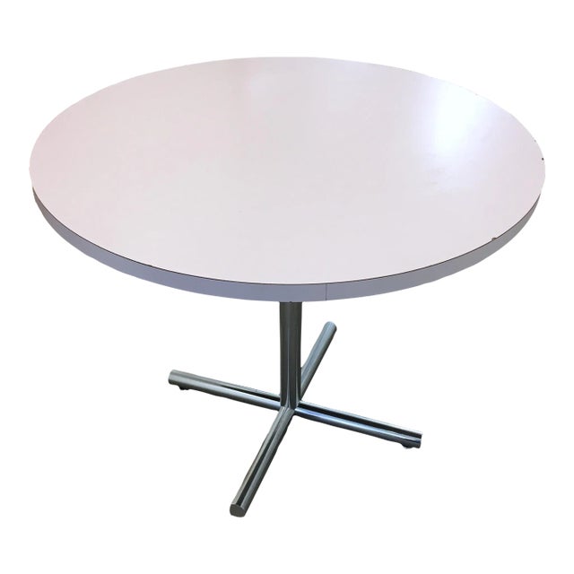 Mid-Century Modern Bistro Table Manner of Knoll For Sale