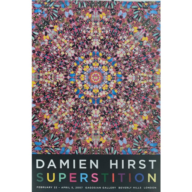 Paper Superstition Poster after Damien Hirst For Sale - Image 7 of 7