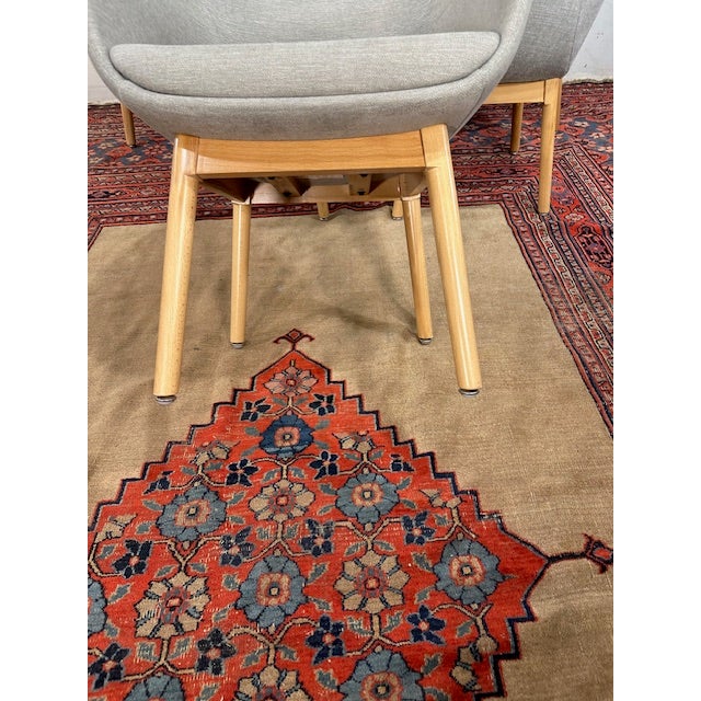 Gray Set of 6 "Mila Lilly" Client Chairs With Maple Legs From 9 to 5 Seating (1 of 2) For Sale - Image 8 of 10