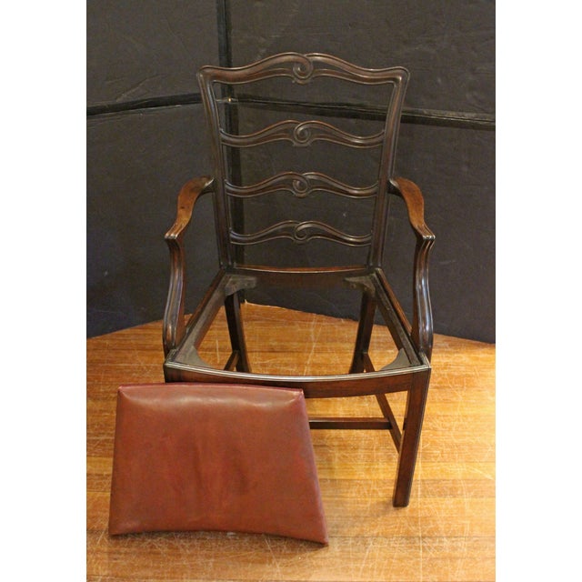 Brown Circa 1880-1900 Georgian Style Set of 8 Dining Chairs For Sale - Image 8 of 8