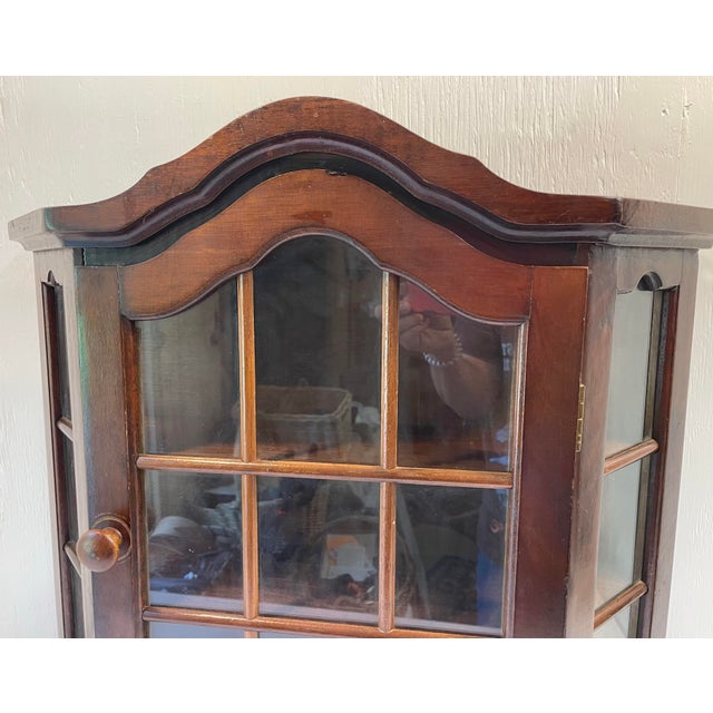 Wood Vintage Dutch Wall Cabinet For Sale - Image 7 of 12