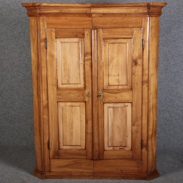 Small Biedermeier Cherrywood Cabinet, 1800s For Sale - Image 6 of 18