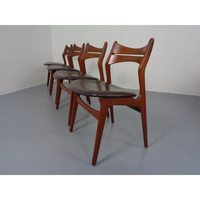 Model 310 chairs by Erik Buch from the 1960s. This piece has an attribution mark, I am sure that it is completely...
