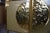 Italian Birch Sideboard Embellished With Gold Glass and Brass Handles For Sale - Image 9 of 11