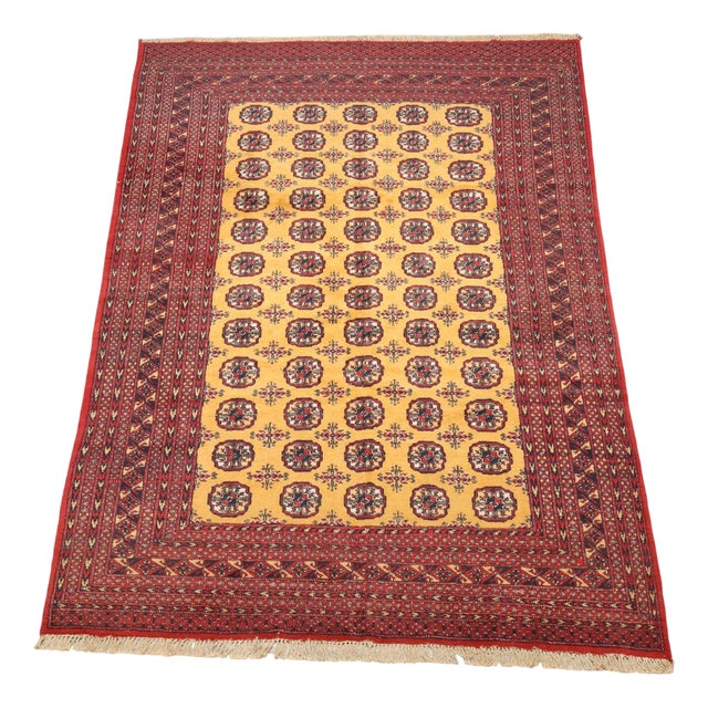 Vintage Bukhara Rug, Pakistan For Sale