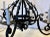 1950s Vintage 1950s Black Iron Chandelier For Sale - Image 5 of 9