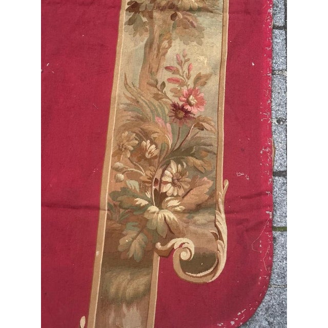 Antique French Handwoven Aubusson Tapestry for Valance, 1890s For Sale - Image 12 of 18