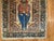 Late 20th Century Antique Sarouk King Shapur Rug - 2'2" x 2'6" For Sale - Image 5 of 6