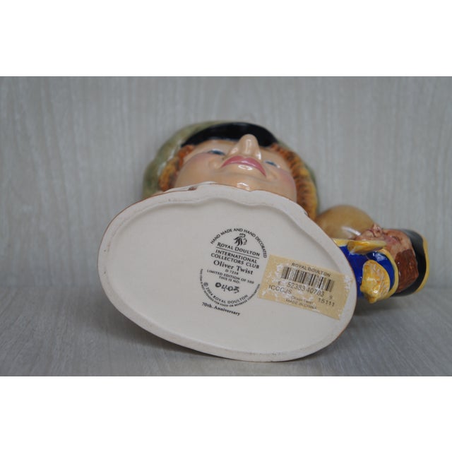 English Royal Doulton Oliver Twist Charles Dickens Character Toby Jug For Sale - Image 13 of 14