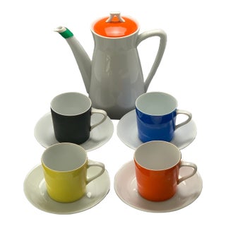 1960s Demitasse Set Lipper and Mann For Sale