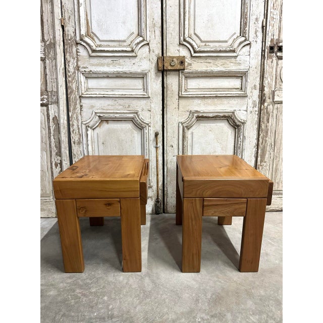 Bedside Tables from Maison Regain, 1980, Set of 2 For Sale - Image 6 of 11