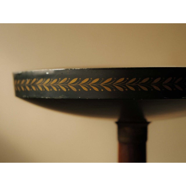 Mid-Century Modern Mahogany and Metal Floor Lamp, 1930s For Sale - Image 3 of 18