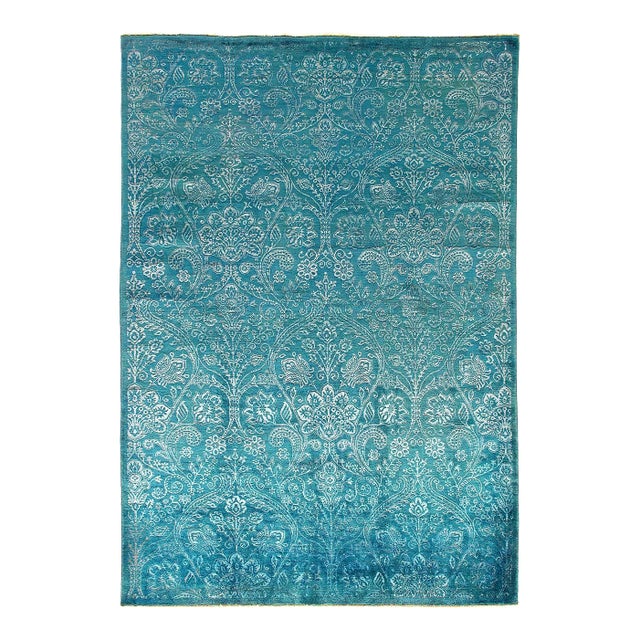 Pasargad DC Fine Hand Knotted Modern Rug For Sale