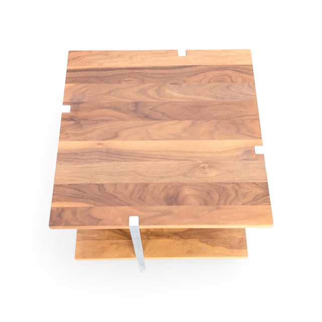 We are offering a beautiful designer coffee table from the dutch design manufacturer d-tec for sale. This small piece of...