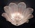 Pink 1960s Clear and Pink Graniglia Murano Flush Mount For Sale - Image 8 of 12