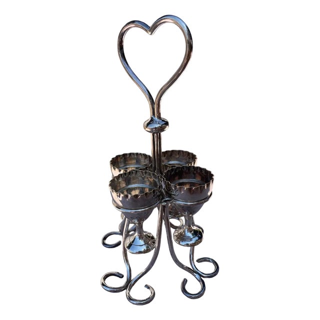 Egg Cup Stands by Mappin and Webb, Set of 5 For Sale