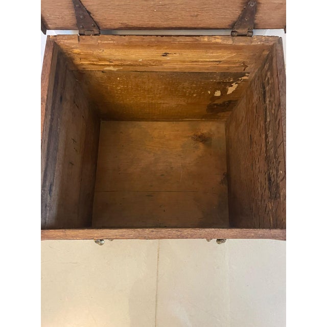 Antique Queen Anne Oak Chest of Drawers, 1710 For Sale - Image 9 of 10