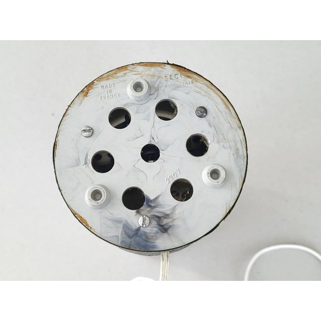 Vintage Table Lamps in Acrylic Glass and Vinyl from Seci, France, 1960s, Set of 2 For Sale - Image 9 of 12