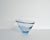 Contemporary Hand Blown Aqua Blue Glass Bowl by Per Lütken for Holmegaard, 1950s For Sale - Image 3 of 12