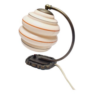 Art Deco Bedside Lamp, Belgium, 1950s For Sale