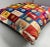 American C1910 Varsity Patchwork of Promotional Silks - Down Stuffed Throw Pillow - For Sale - Image 3 of 11