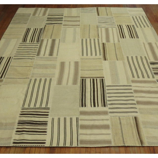Late 20th Century Large Room Size Modern Turkish Kilim For Sale - Image 13 of 18