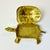 1960s Vintage Art Deco Coastal Hollywood Regency Bejeweled Brass Turtle Box For Sale - Image 6 of 18