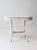 Antique White Wicker Sunroom Table For Sale - Image 9 of 15