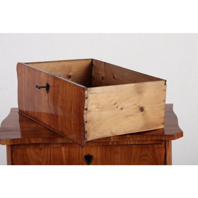 Antique Small Biedermeier Chest of Drawers, 1840 For Sale - Image 15 of 18