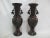 Japanese Bronze Heron & Lotus Flower Bamboo Design Vase Urn Pair For Sale - Image 9 of 9