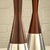 Rosewood and Aluminum Table Lamps from Bergboms, Sweden, 1950s, Set of 2 For Sale - Image 7 of 13