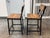 Industrial Acacia Wood + Metal Barstools, Pair For Sale - Image 4 of 12