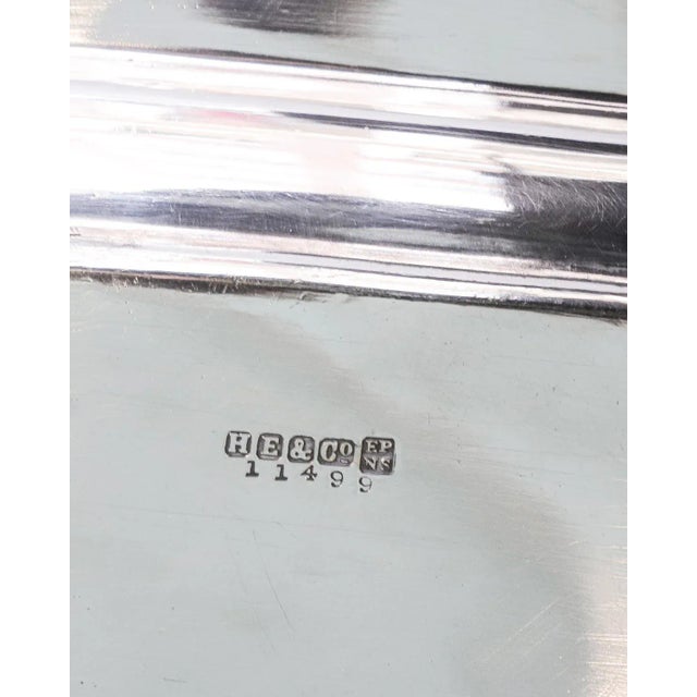 Large Silver Tray from Hawksworth Eyre & Co. LTD London For Sale - Image 5 of 8