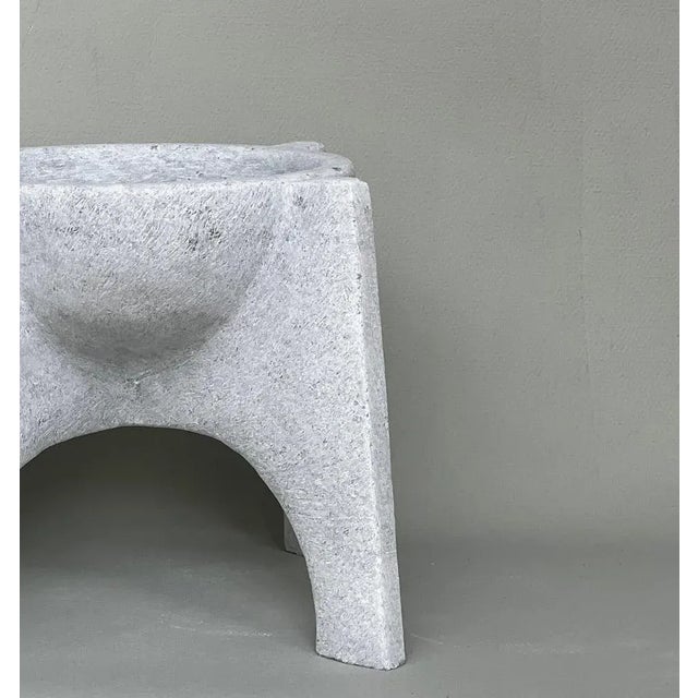 Hand Carved Marble Sculpture by Tom Von Kaenel For Sale - Image 4 of 6