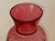 Glass Contemporary Ribbed Cranberry Pink Glass Vase - 16 Inches Tall For Sale - Image 7 of 10