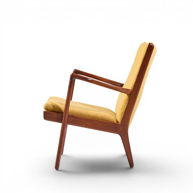 Wood Hans Wegner Ap-16 Mid Century Danish Teak Lounge Chairs - Pair For Sale - Image 7 of 12