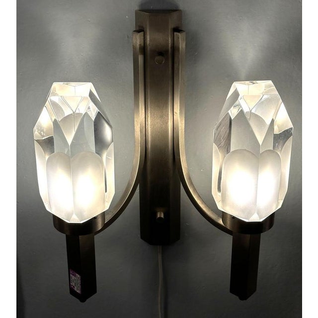 1960s Wall Lights by Gateano Missaglia, Italy, 1960s, Set of 2 For Sale - Image 5 of 10
