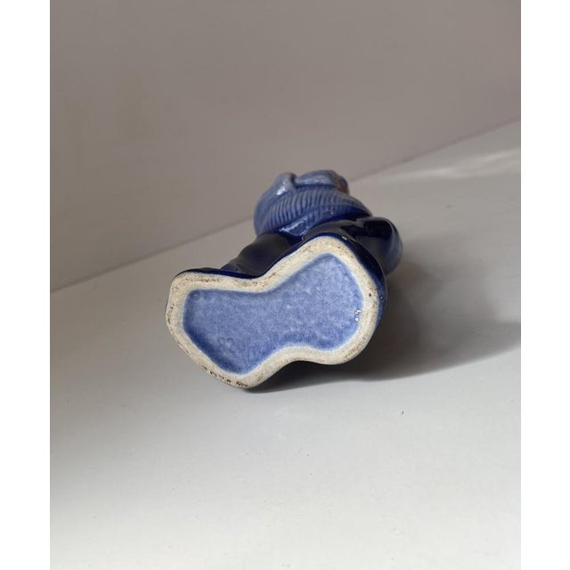Vintage Scandinavian Sailor Decanter in Glazed Porcelain, 1950s For Sale - Image 6 of 9